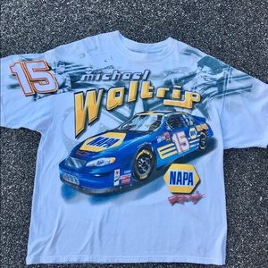 Vintage Michael Waltrip NASCAR Napa Racing Tee XL